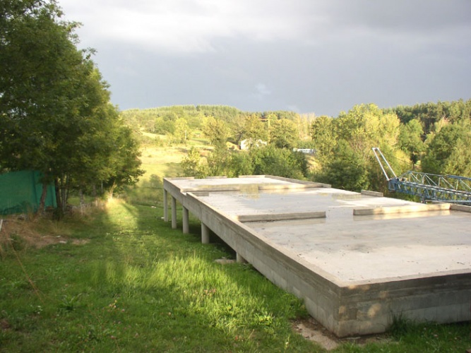 Maison bois sur pilotis : 08_Maison sur pilotis_chantier.JPG