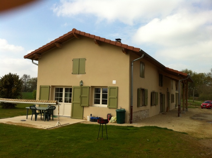 Rnovation d'une ferme : Facade sud