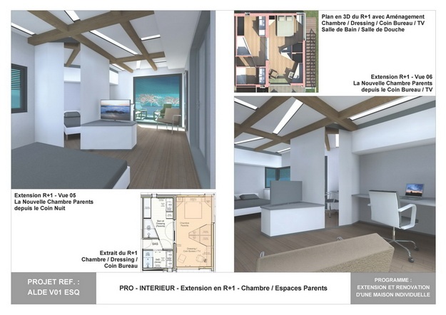 ALDE - V01 - Extension et Rénovation d'une Maison Individuelle