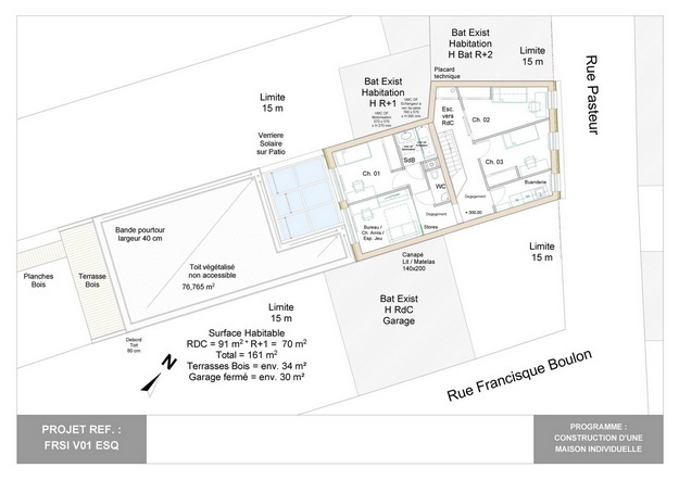 RDC - V01 - Maison Bio-Climatique avec Patio : frsi_v01_esq_08
