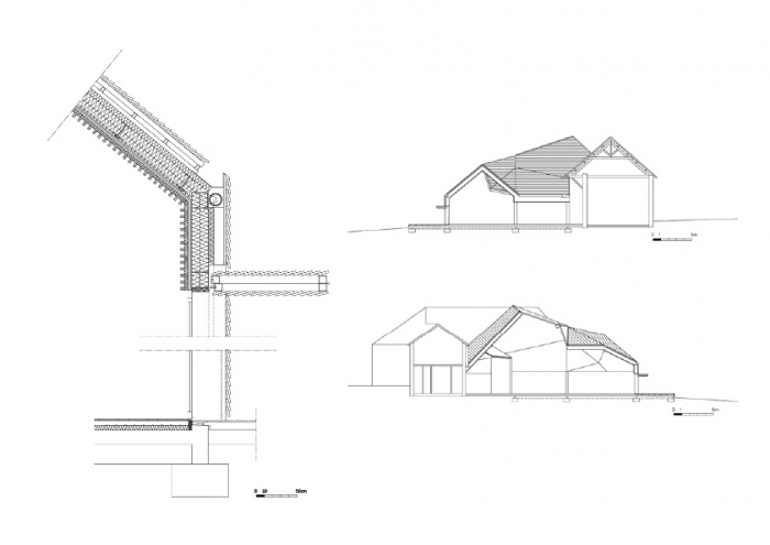 Rhabilitation/Extension de la ferme du couvent en salle de rception : MEP-CHFbis2