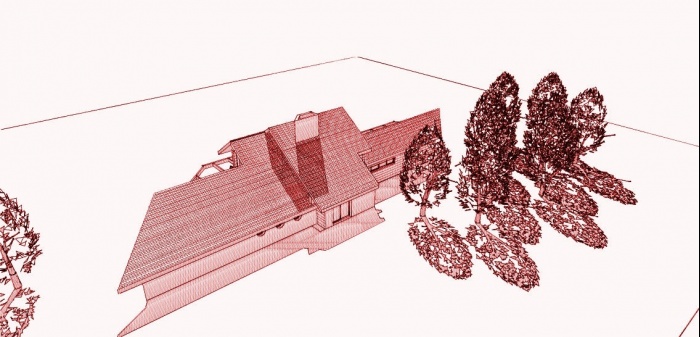Maison BBC en cours de r?alisation dans la Ni?vre