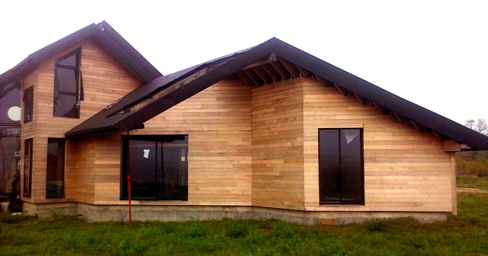 Maison BBC en cours de r?alisation dans la Ni?vre