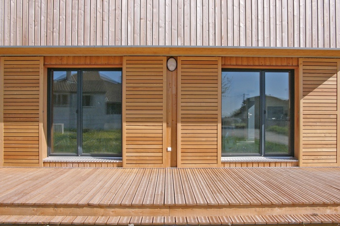 Maison contemporaine cologique de niveau passif : Maison bioclimatique passive 4