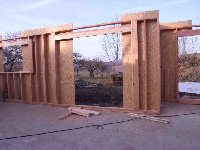 Maison individuelle  ossature bois : pendant le chantier 0