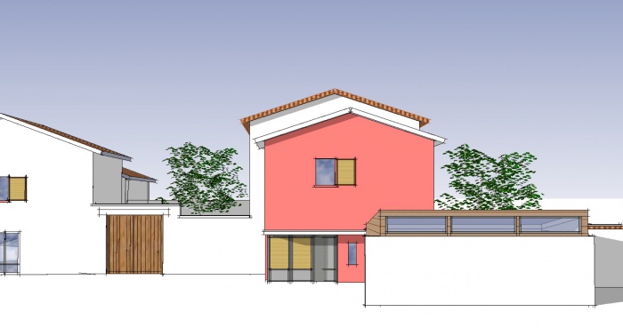 Extension logement de Ferme : Avant projet extension