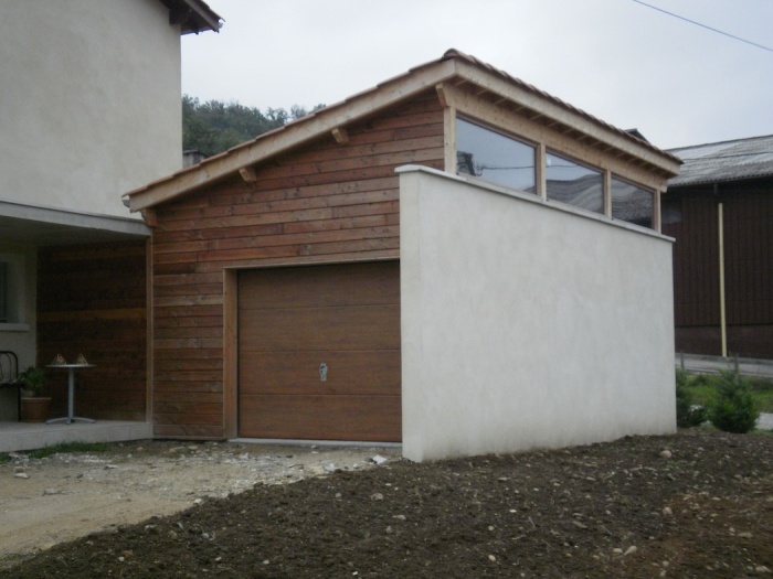 Extension logement de Ferme : Le garage