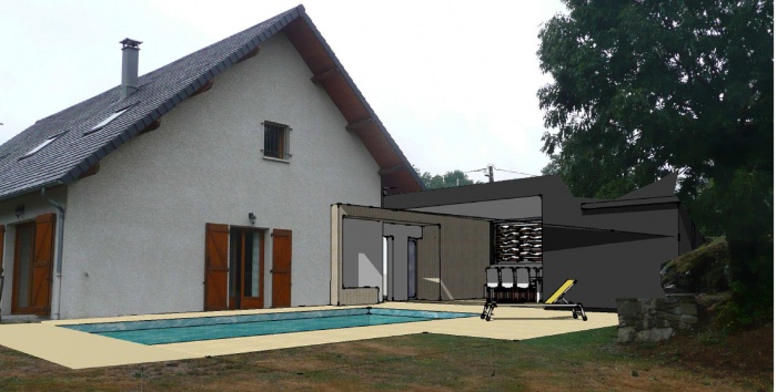 Cration d'un POOL HOUSE